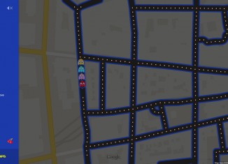 google-maps-pac-man