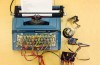 Machine à écrire transformé en imprimante